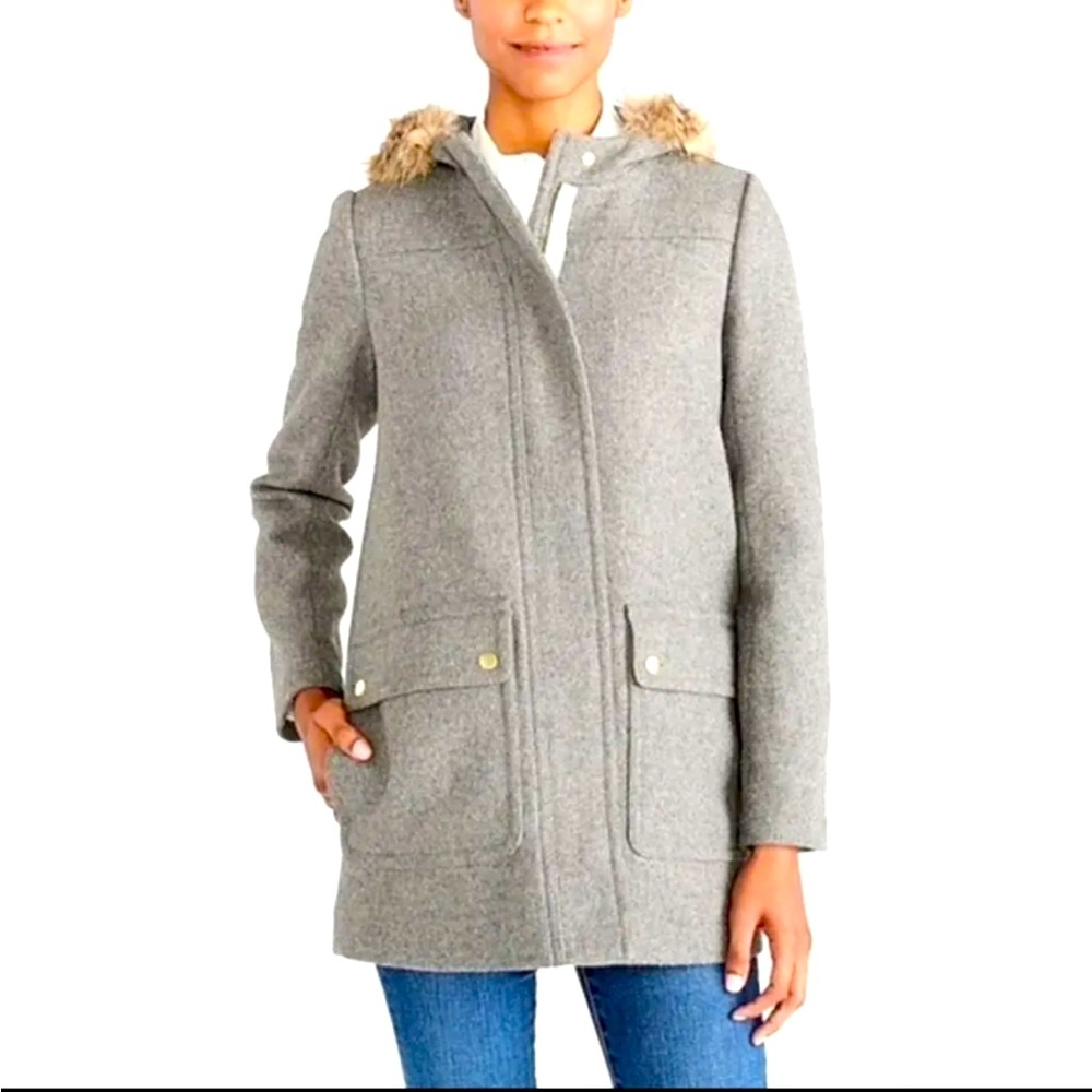 J.crew Vail Parka Wool Coat 8